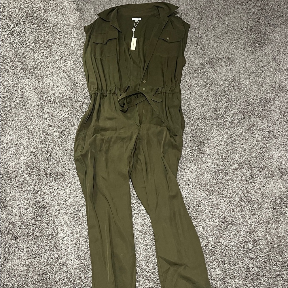 Max Studio Forest Green Jumpsuit